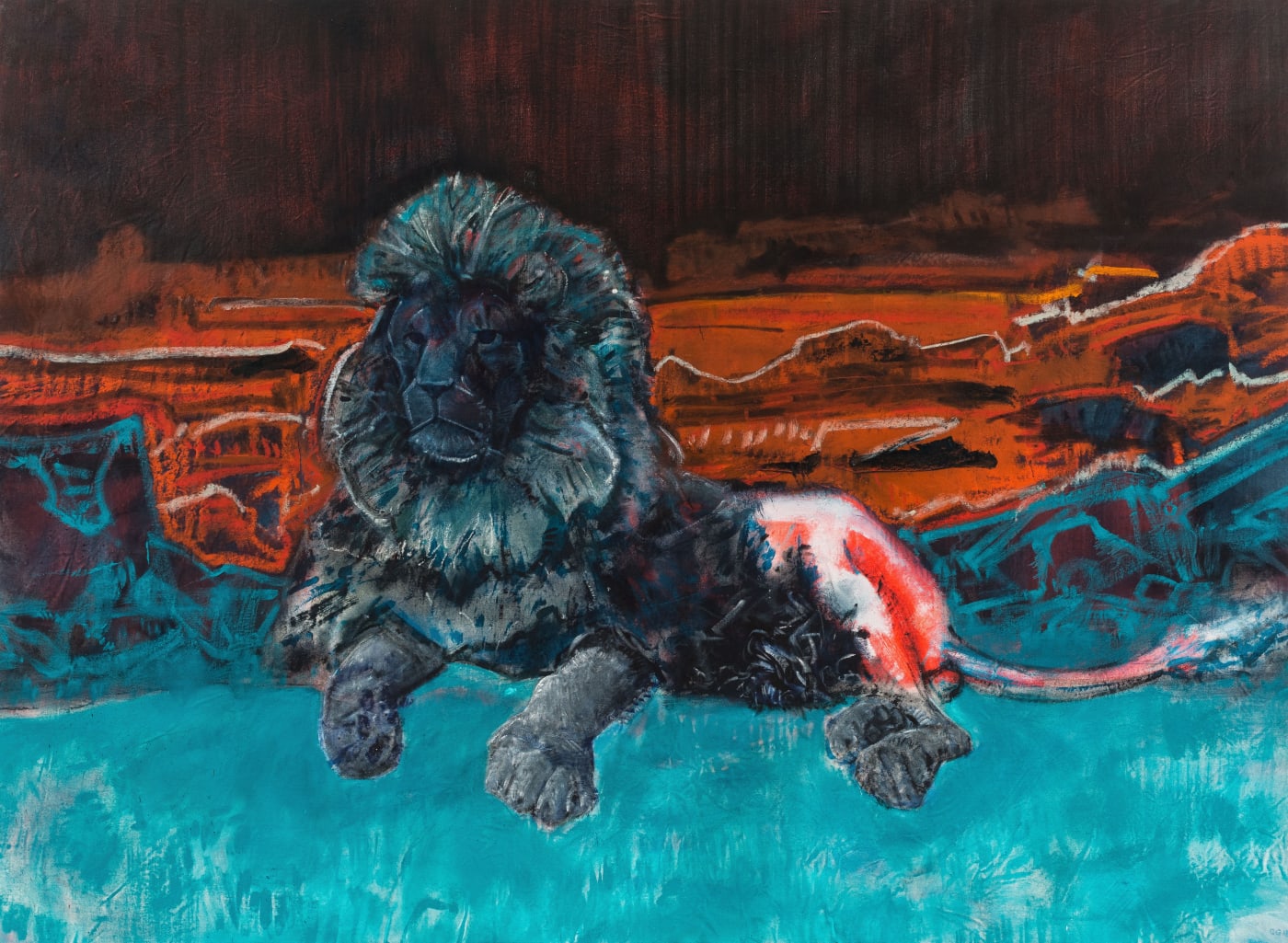 Cy Gavin, Study of A Lion, 2018