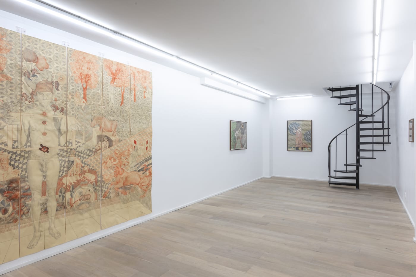 Peter Depelchin, The Great God Pan, 2021, installation view