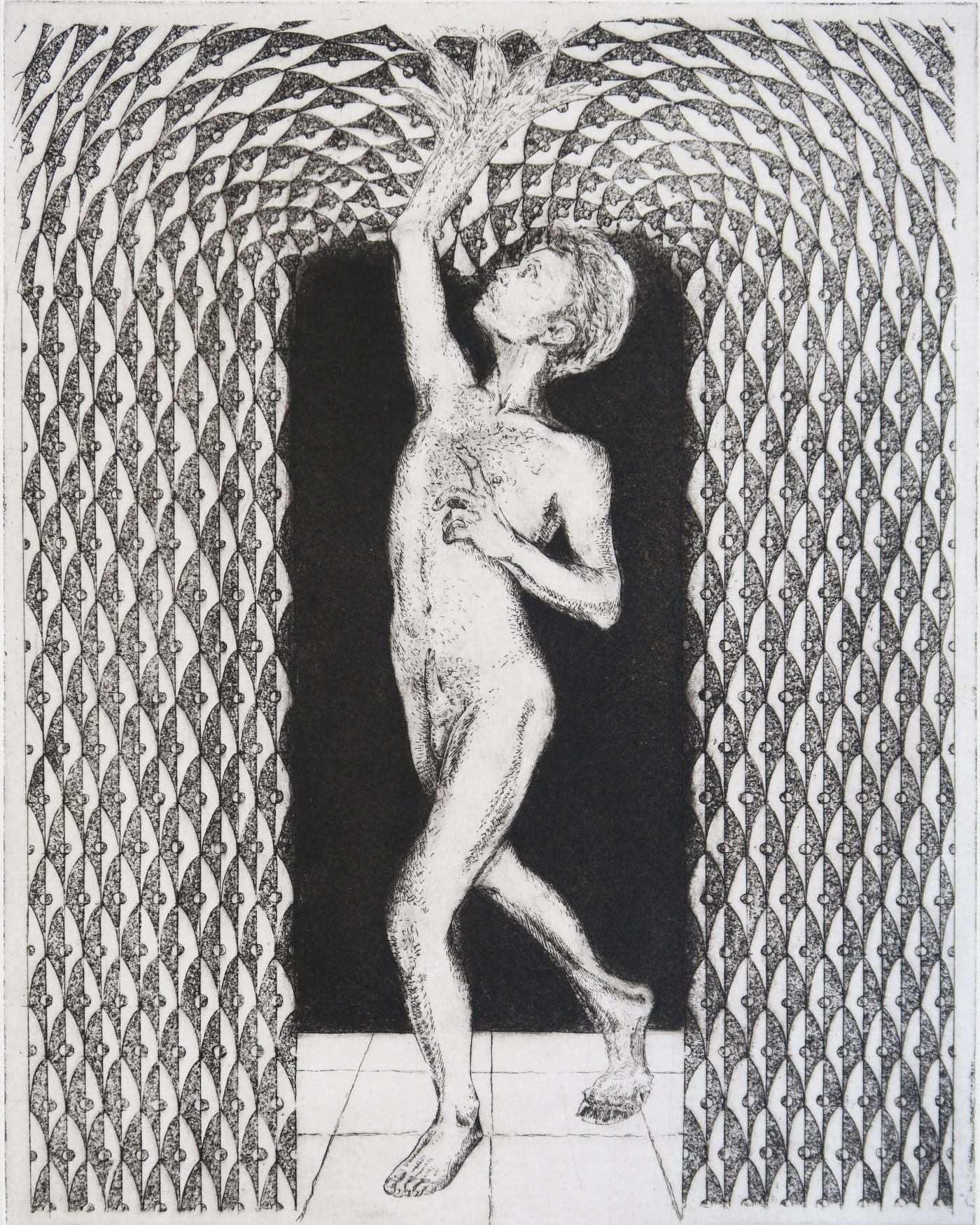 Peter Depelchin, Trilogy III: Tree and Man, print 1/12, 2021