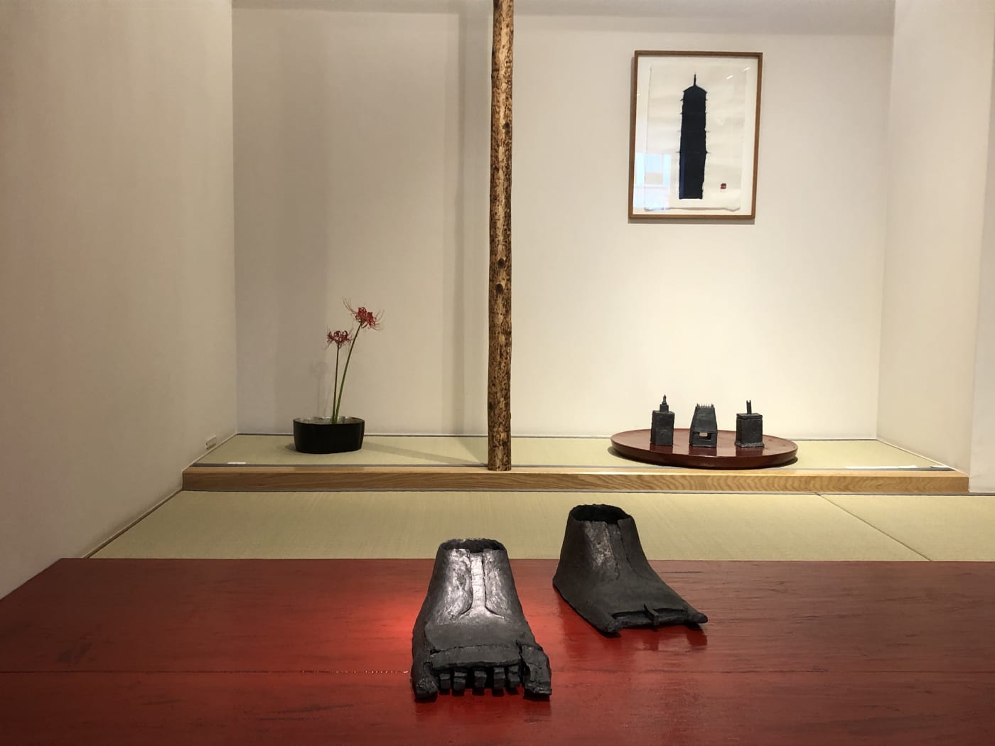 Ceramics on Lacquerware