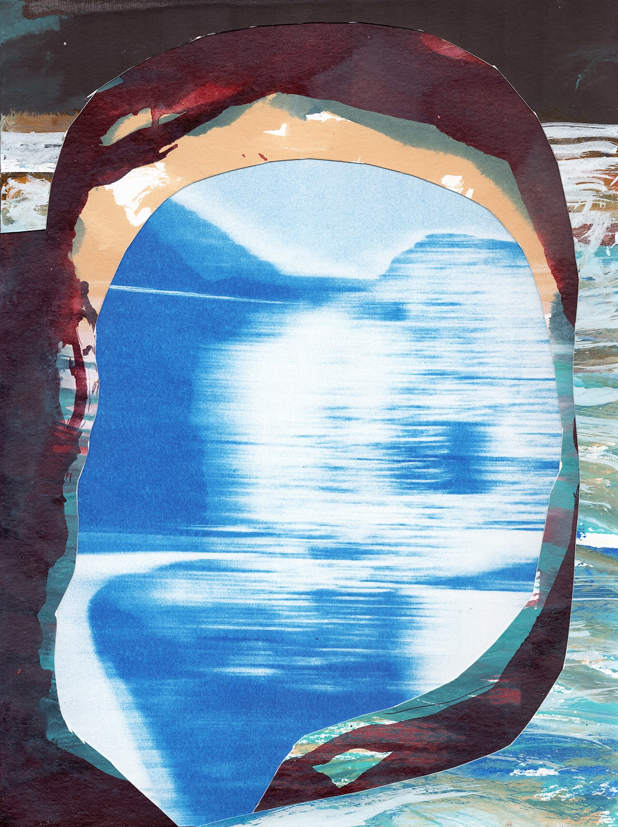 Jan Frederik De Cock Collage Blue Ruin