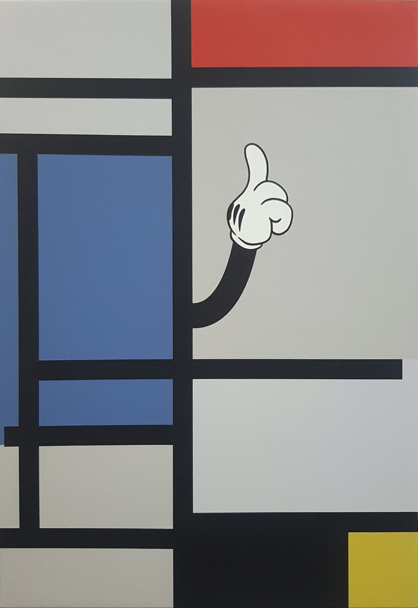 Juan Bolivar, Foolin (after Mondrian, 1921), 2018