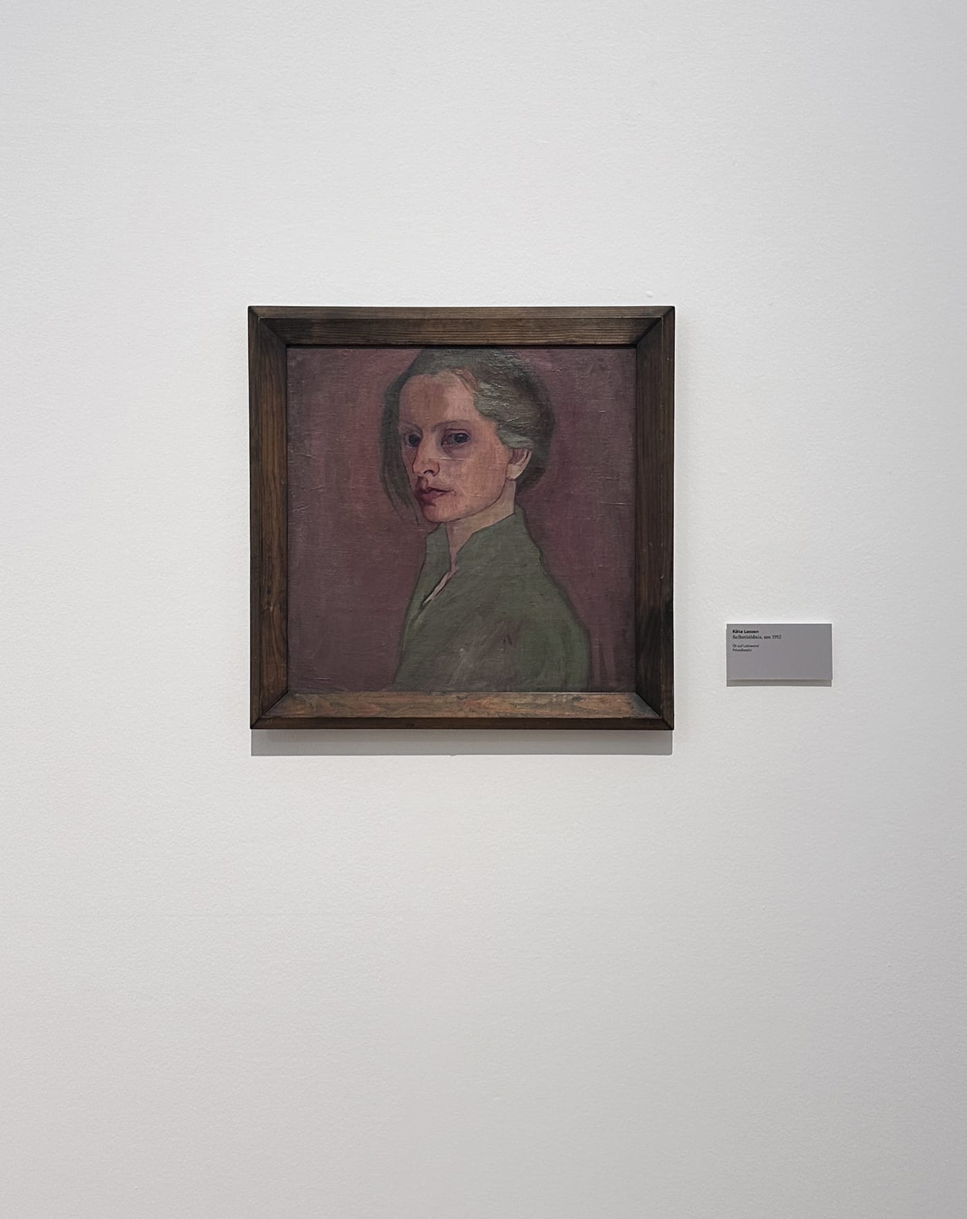 Käte Lassen Selbstbildnis, um 1912