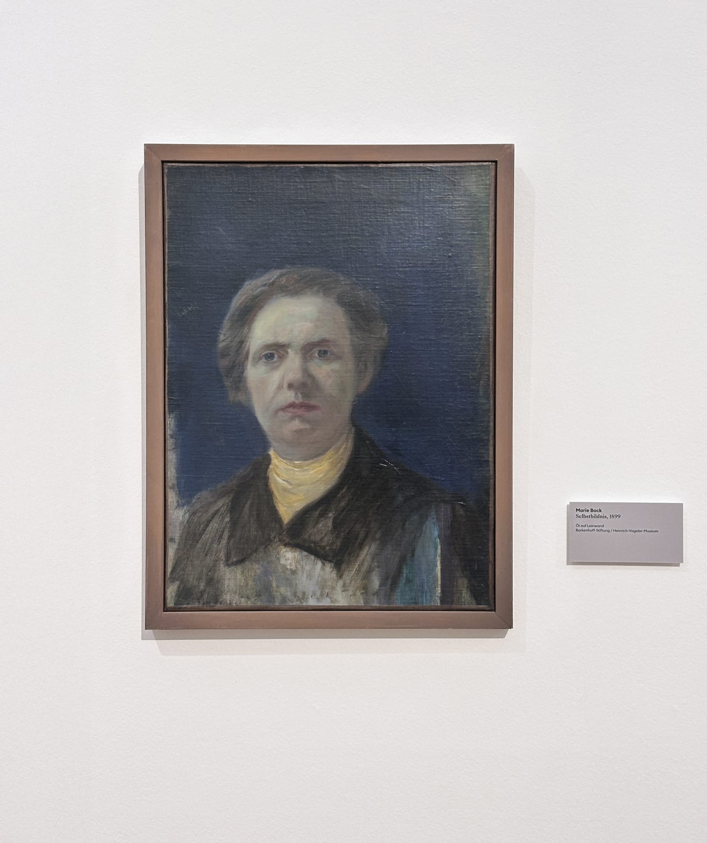Marie Bock Selbstbildnis, 1899