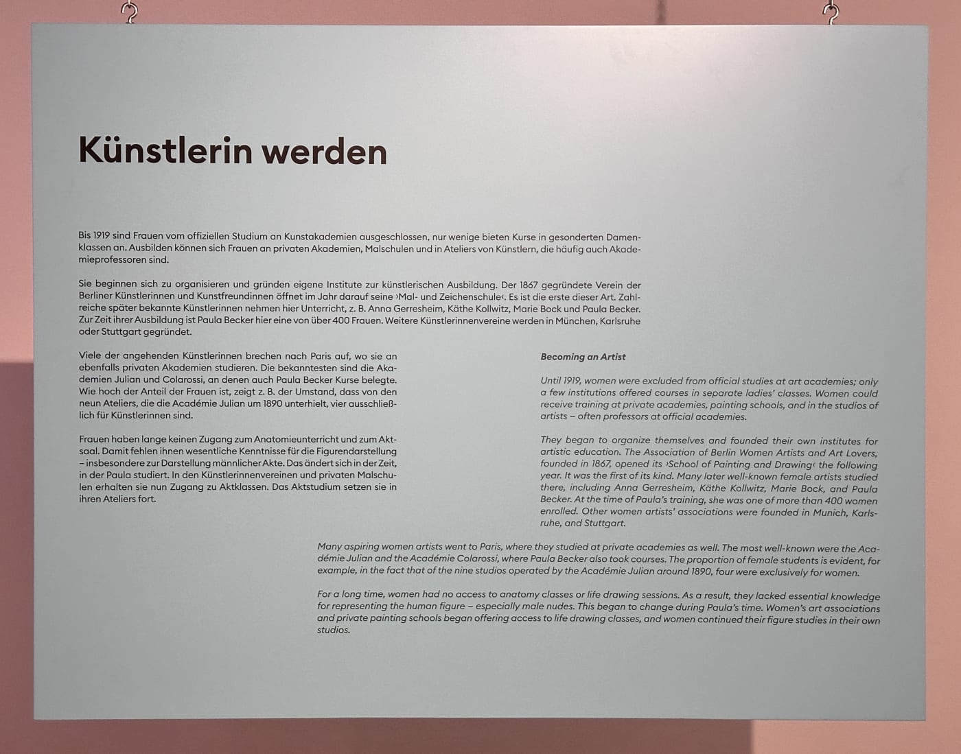 Paula Modersohn-Becker und ihre Weggefährtinnen