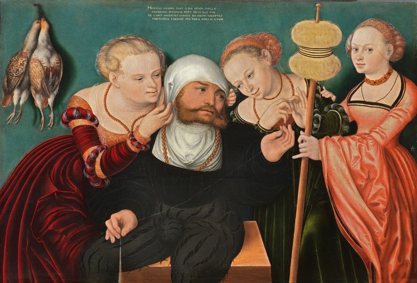 Hans Cranach Herkules am Hof der Omphale, 1537