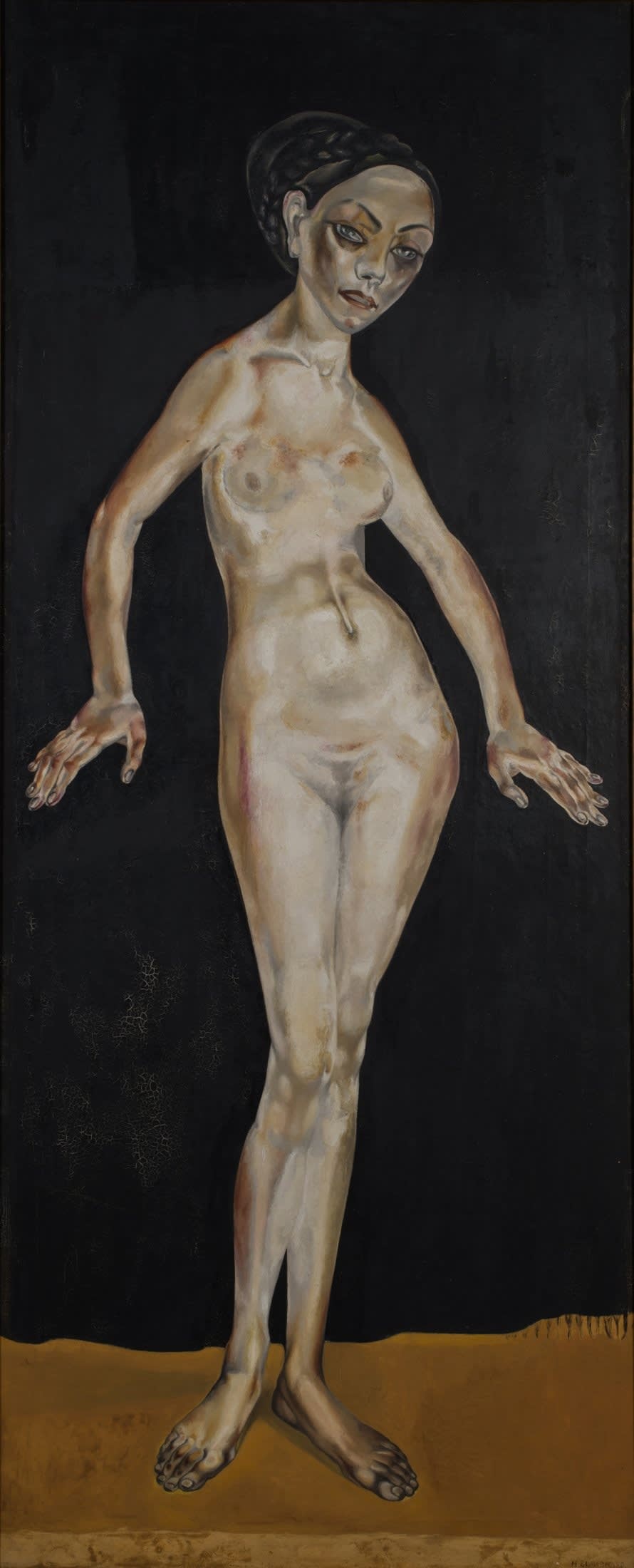 Maria Blanchard Stehender weiblicher Akt, um 1912/14