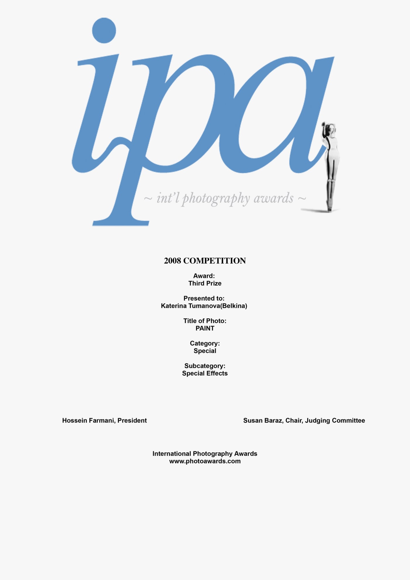 IPA International Photography Awards 2008