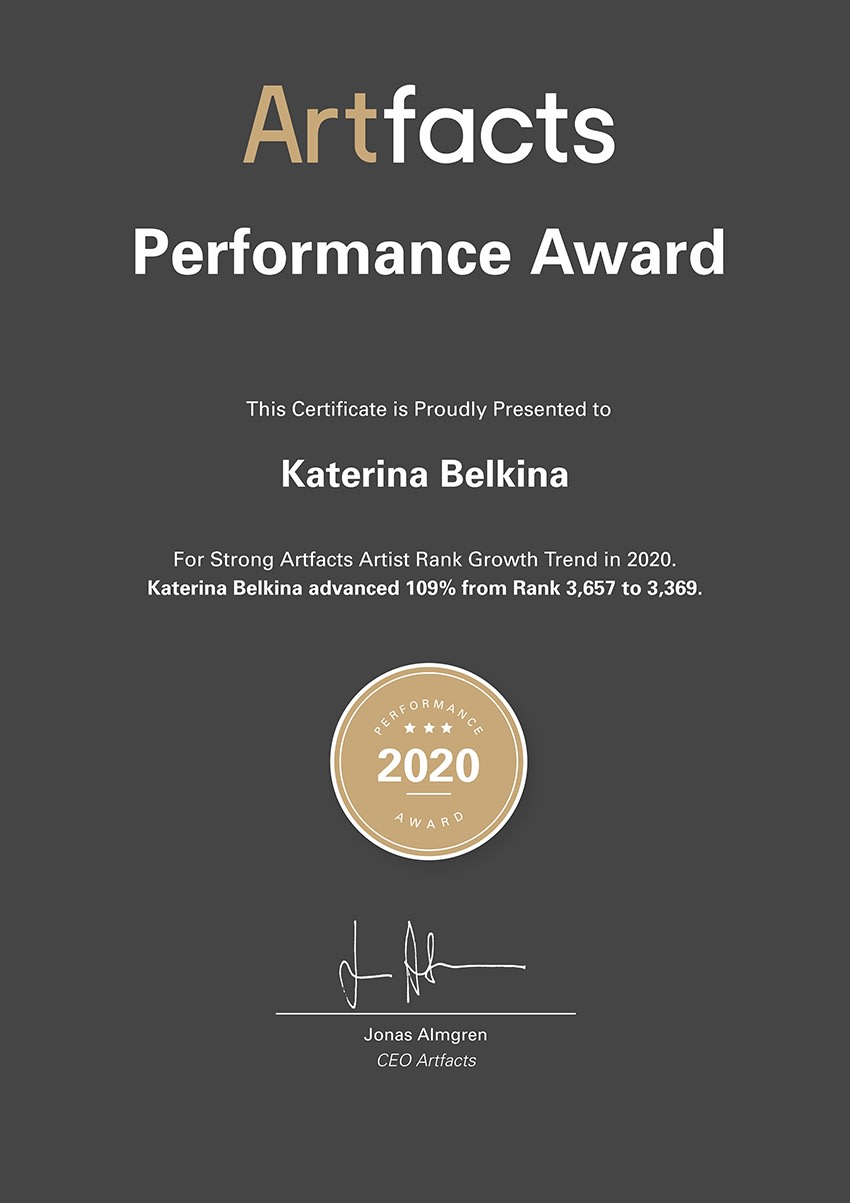 Artfacts Performance Award 2020
