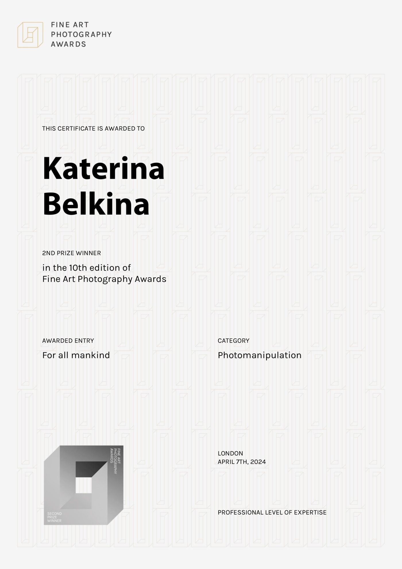 Fine Art Photography Awards 2023/2024