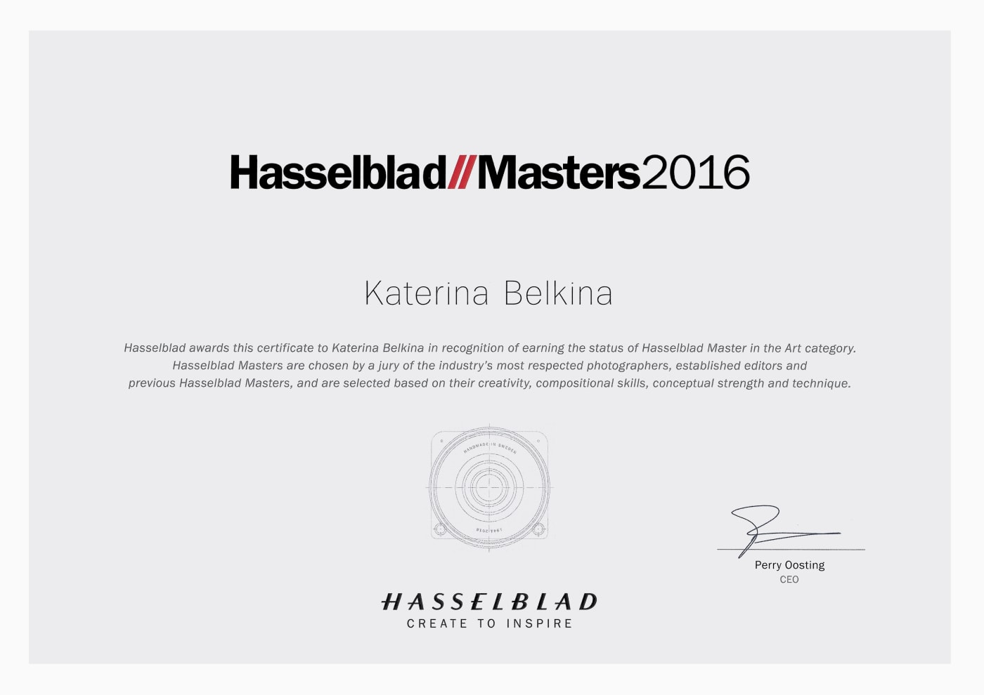 Hasselblad Masters 2016