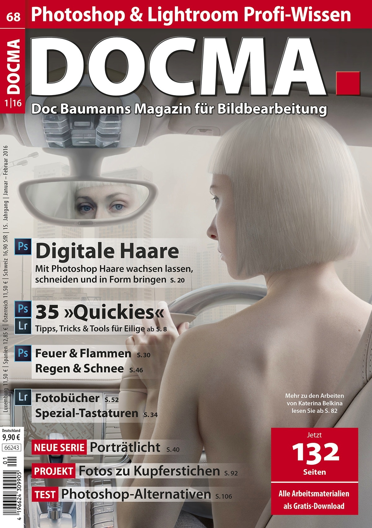 Cover DOCMA Magazine, Artwork: "The Road" by Katerina Belkina