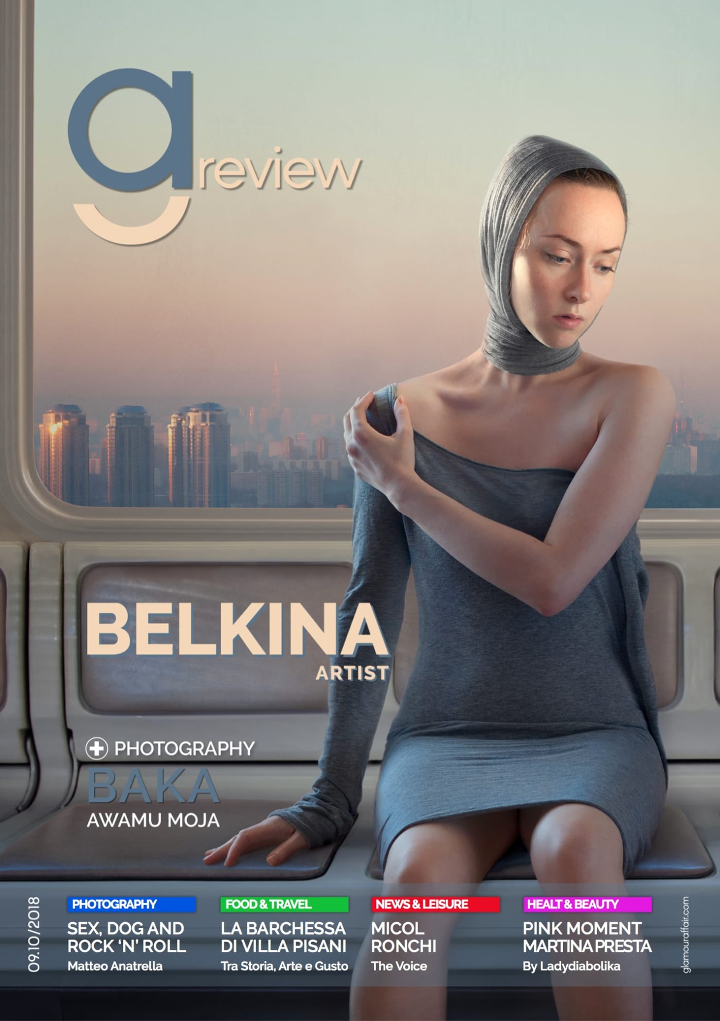 Cover, artwork: Metro by Katerina Belkina