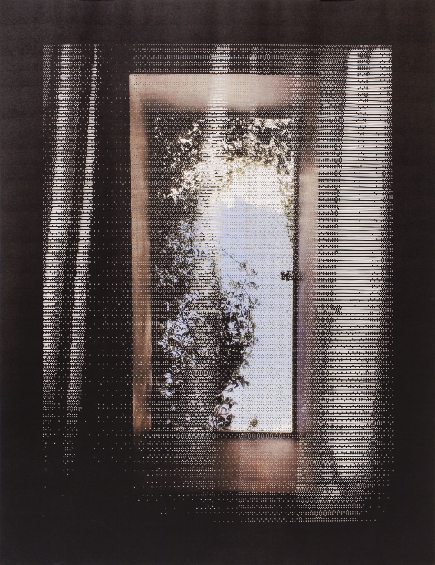 Caroline Jane Harris, Shroud, 2018 Hand-cut archival pigment print on paper installation 130 x 100 cm