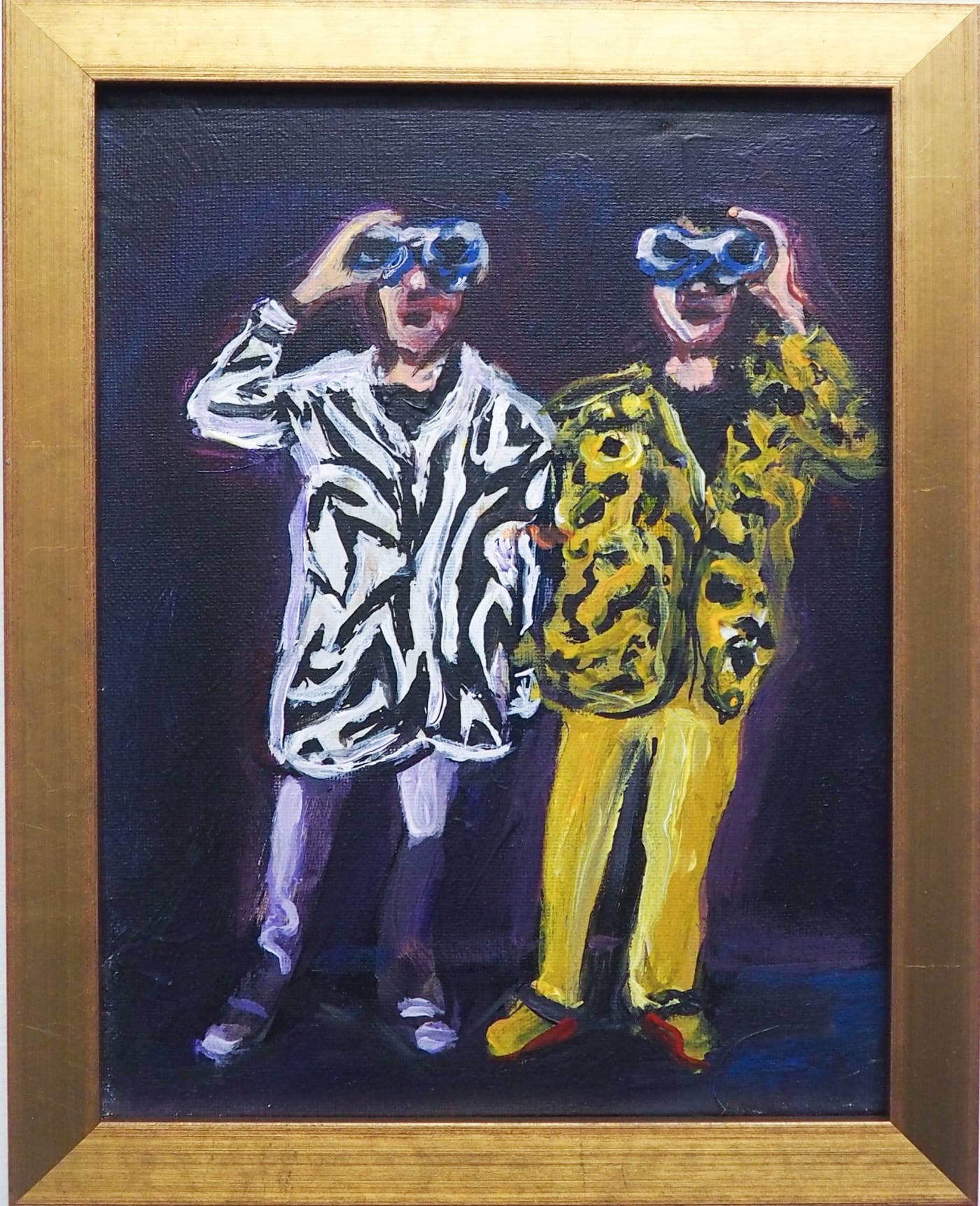 Yassine Balbzioui, wild sight, 2018 Acrylic on canvas 22.5 x 17.5 cm