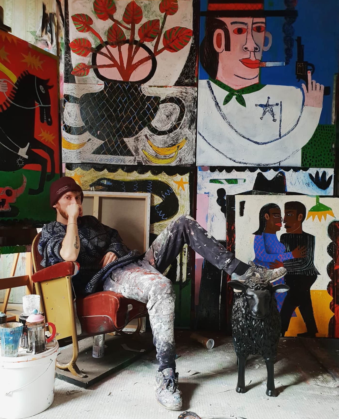 Joachim (born in 1986) is a renowned urban artist from Antwerp, Belgium. In 2001 he went to art school in...