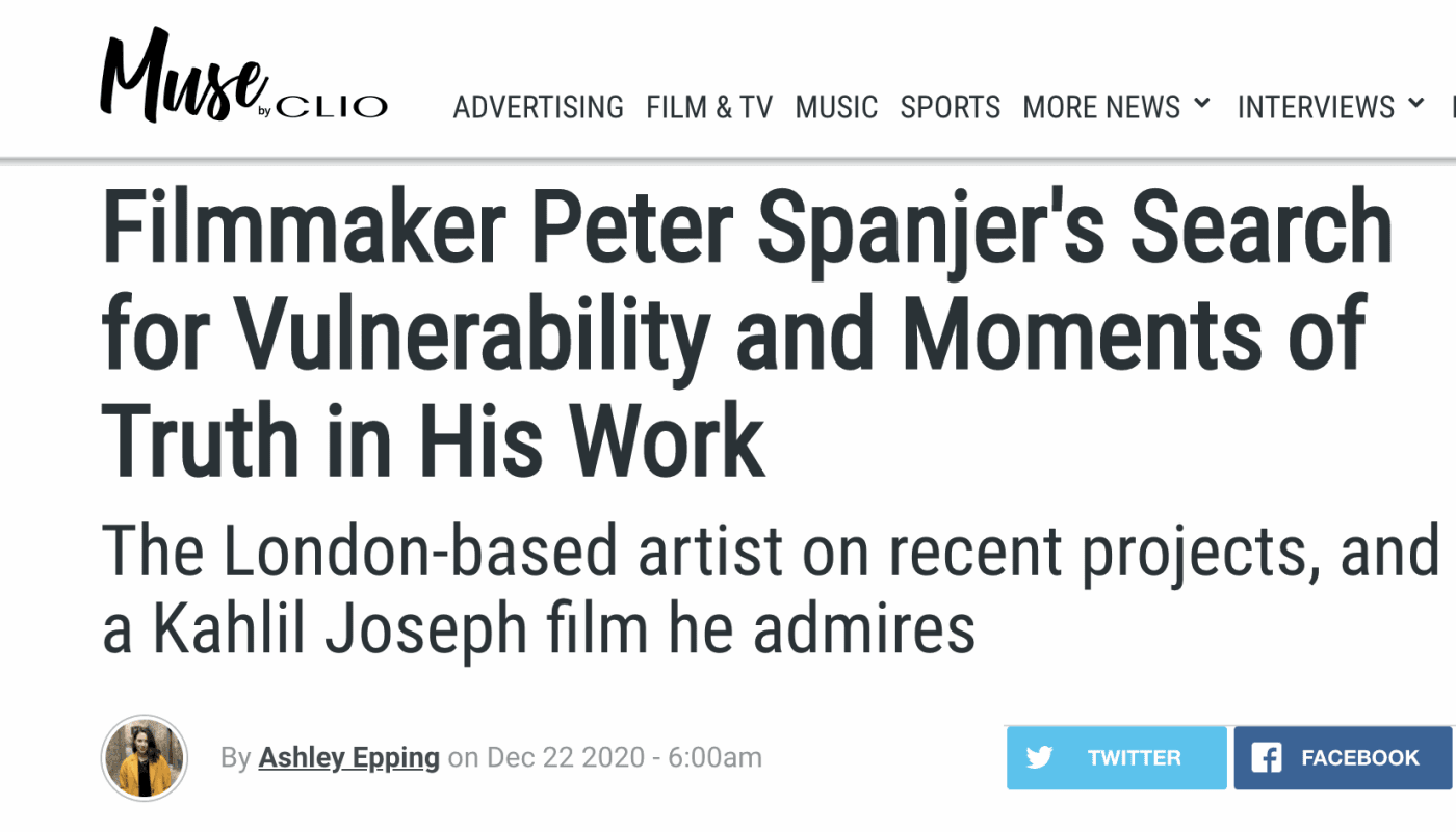 Filmmaker Peter Spanjer's Search for Vulnerability and Moments of Truth in His Work