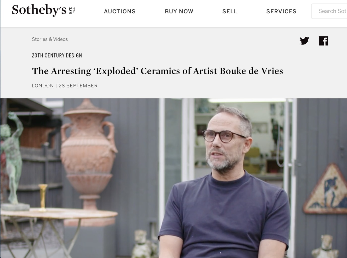 The Arresting ‘Exploded’ Ceramics of Artist Bouke de Vries
