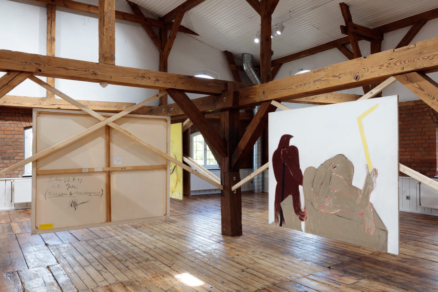 GALLI exhibition view, Works 1989-1993, Spaced Out, Gut Kerkow, 2022