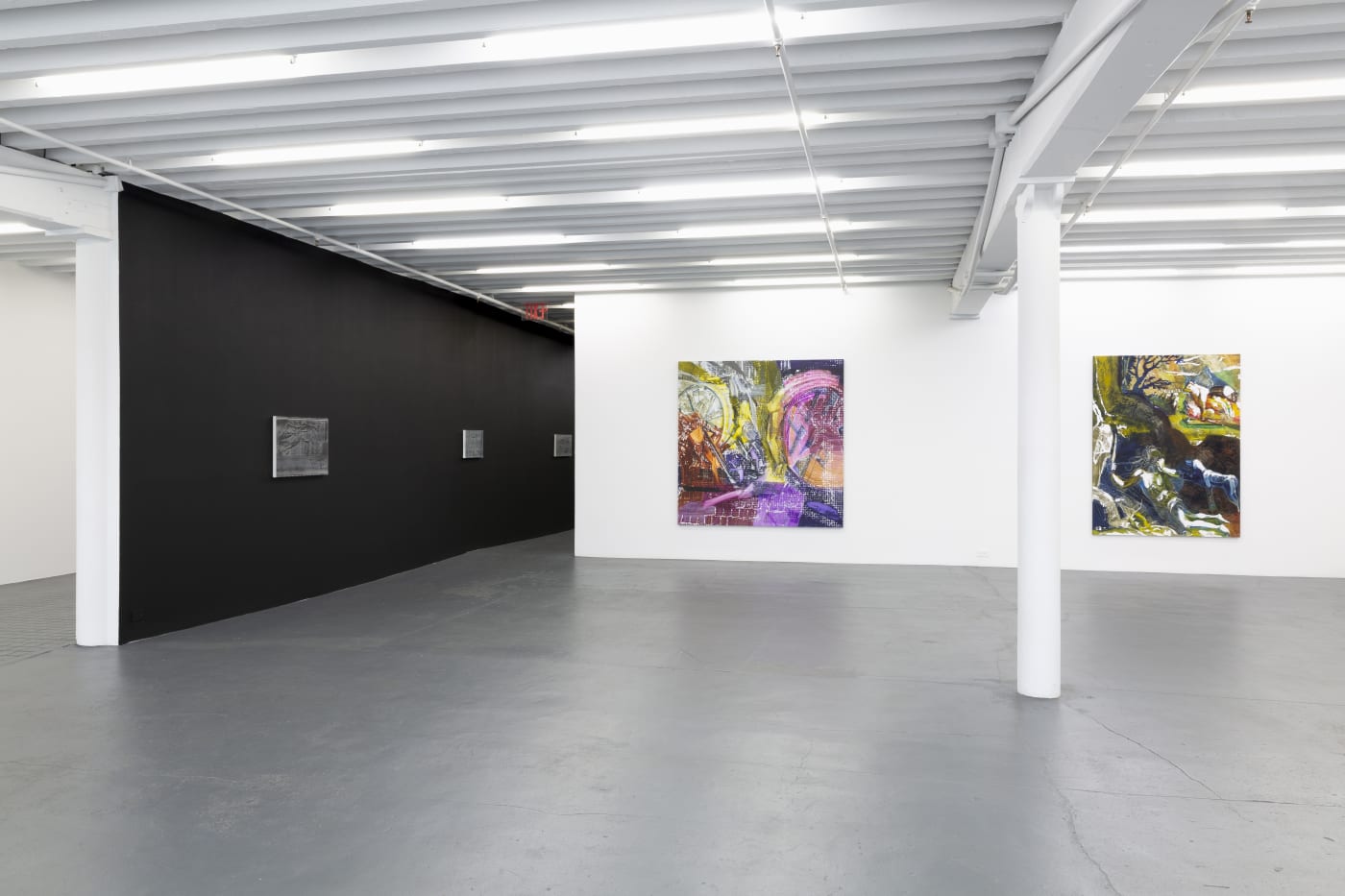 ALEX CARVER exhibition view, Engineer Sacrifice, Miguel Abreu Gallery, New York, 2022