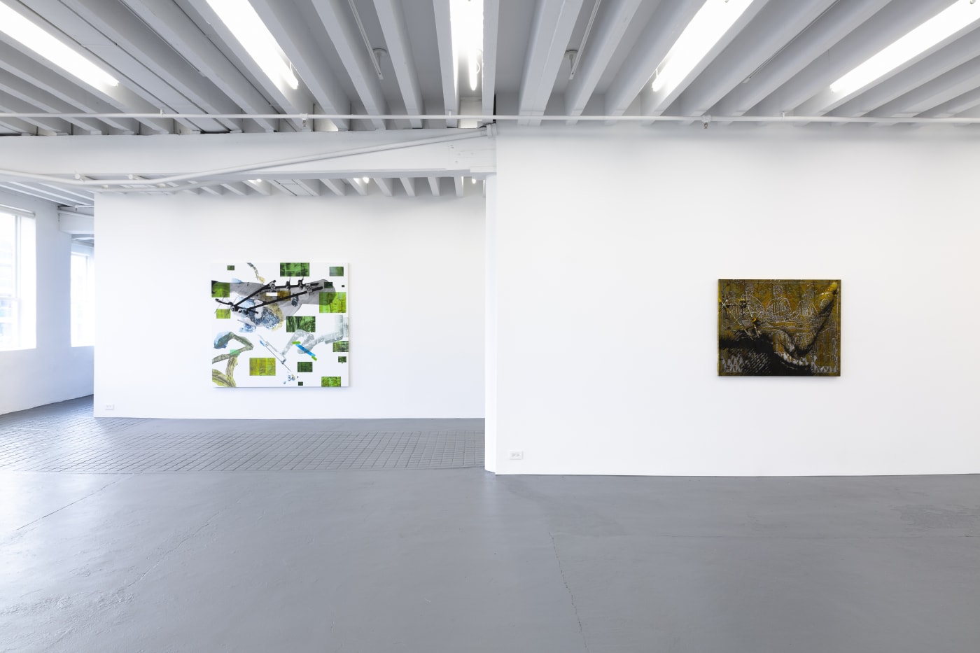 ALEX CARVER exhibition view, External Fixation, Miguel Abreu Gallery, New York, 2019