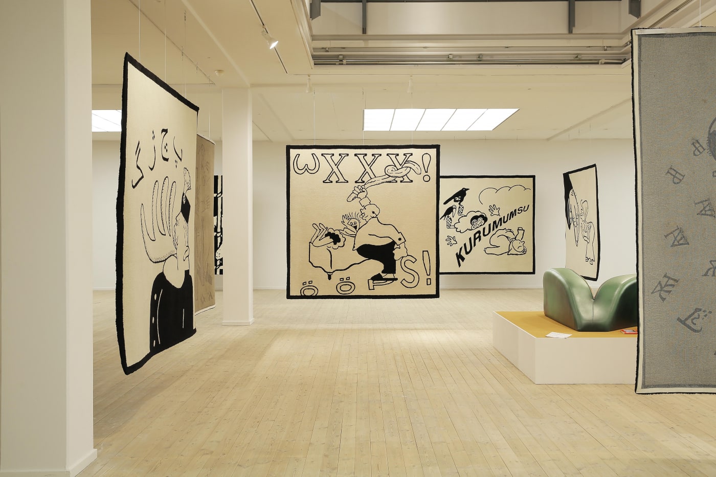 SLAVS AND TATARS exhibition view, Stongue / Collective Making 3, Kunsthal Aarhus, 2015