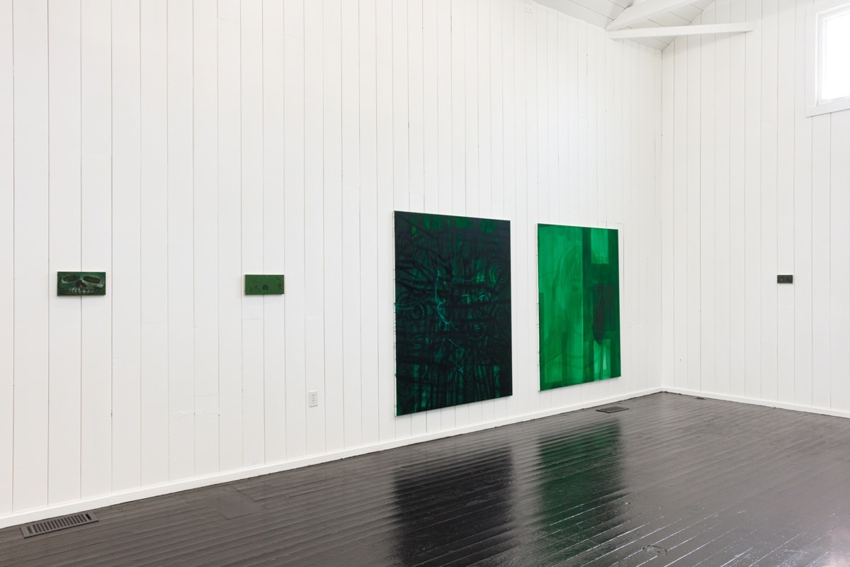 BROOK HSU exhibition view, Blue Bunny, Manual Arts, Los Angeles, 2021