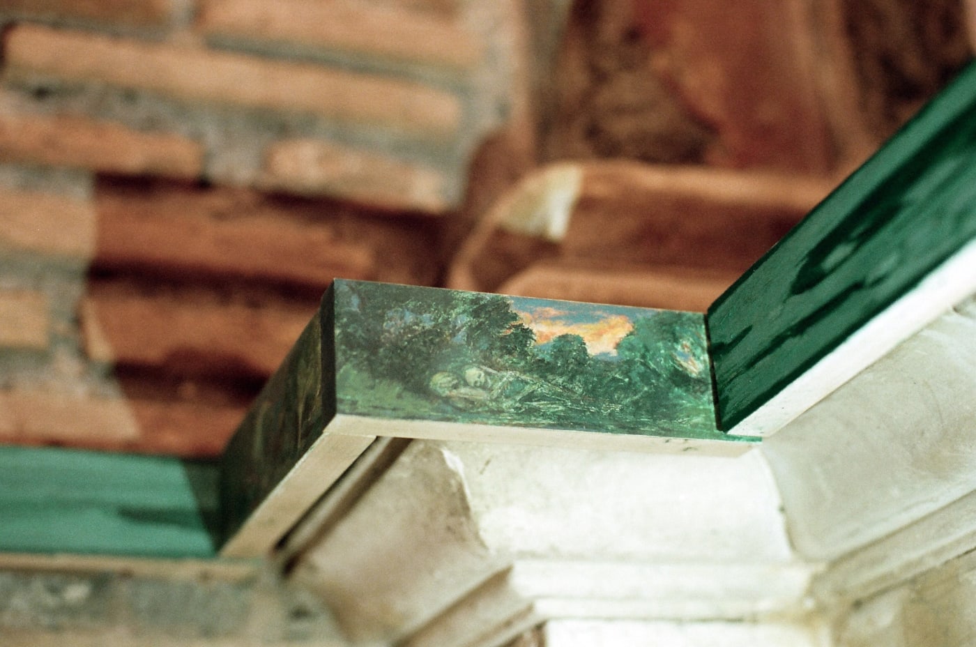 BROOK HSU installation view, Sant'Andrea de Scaphis, Rome, 2023 Photo: Alessandro Cicoria and Valeria Giampietro