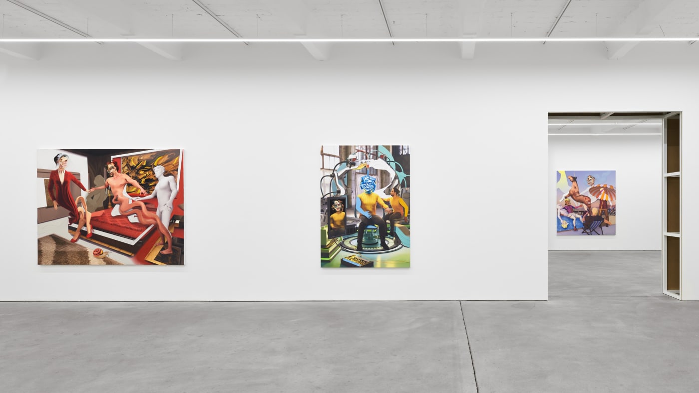 PIETER SCHOOLWERTH, exhibition view, Rigged, Kraupa-Tuskany Zeidler, Berlin, 2022