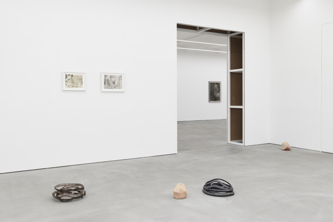 KYUNG-ME, HANNA-MARIA HAMMARI, MAINA-MIRIAM MUNSKY exhibition view, Liminal States, Kraupa-Tuskany Zeidler, Berlin 2019-2020