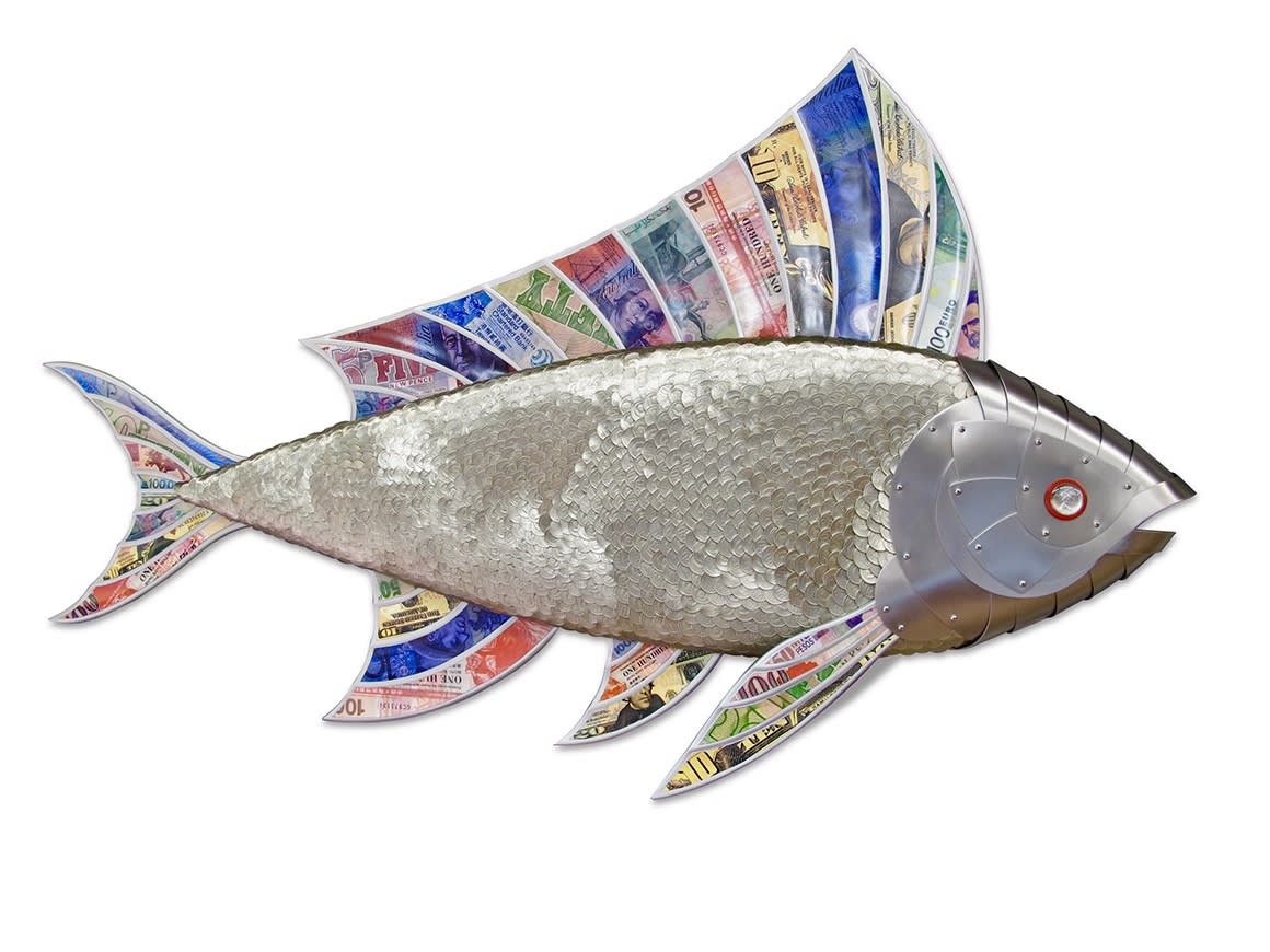 MONETARY FISH (SILVER)