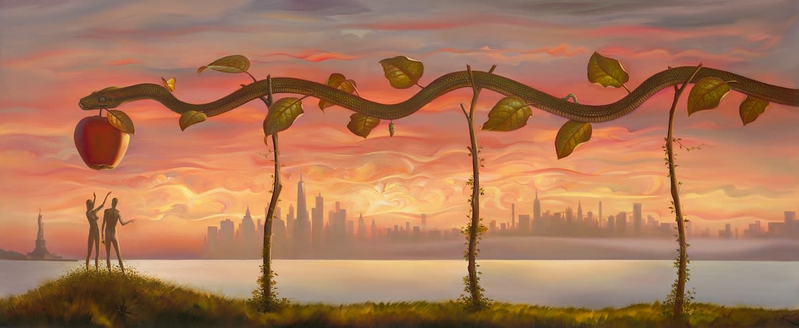 BIG APPLE - 14 x 34 INCHES