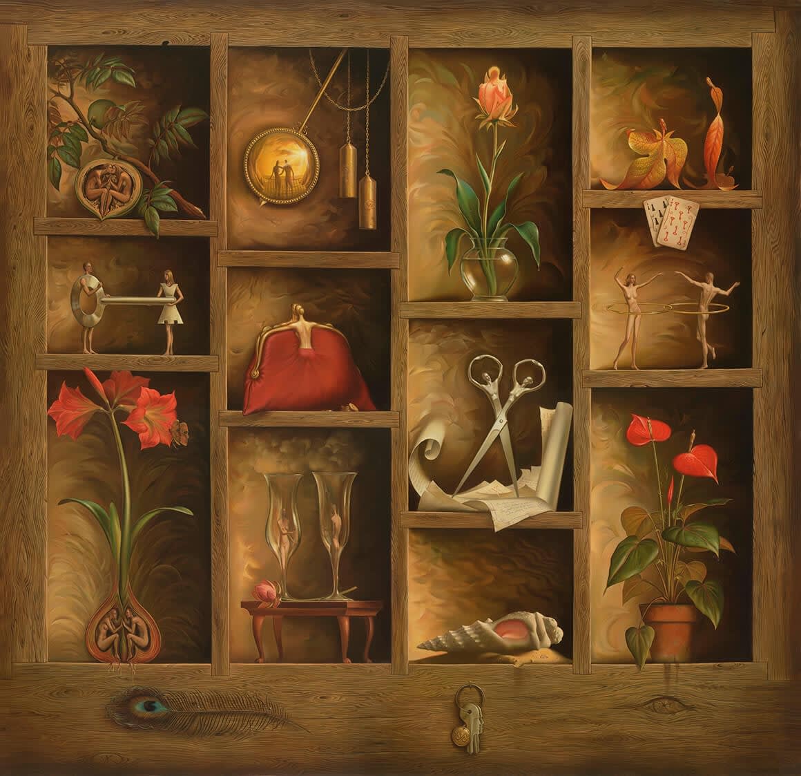 MATRIX OF LOVE - 55 x 57 INCHES