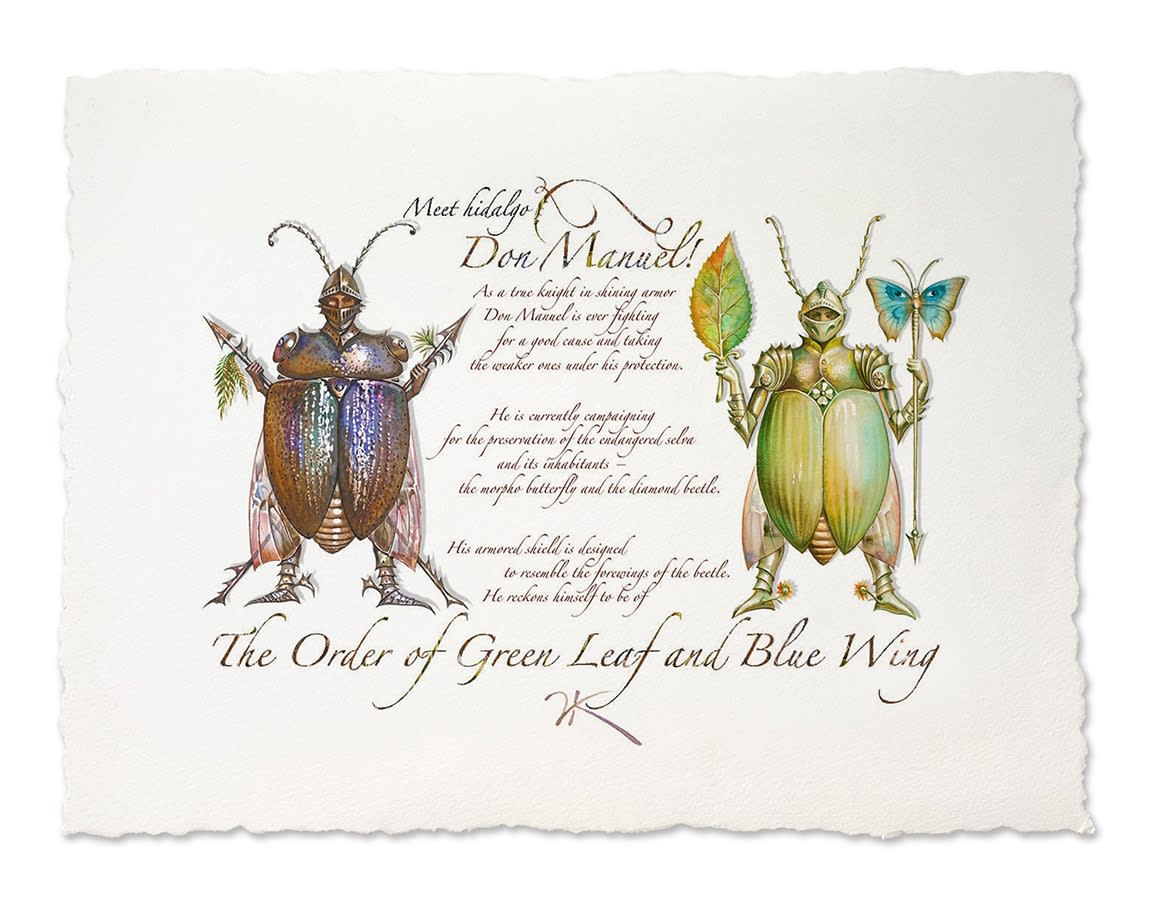 THE ORDER OF THE GREEN LEAF AND BLUE WING