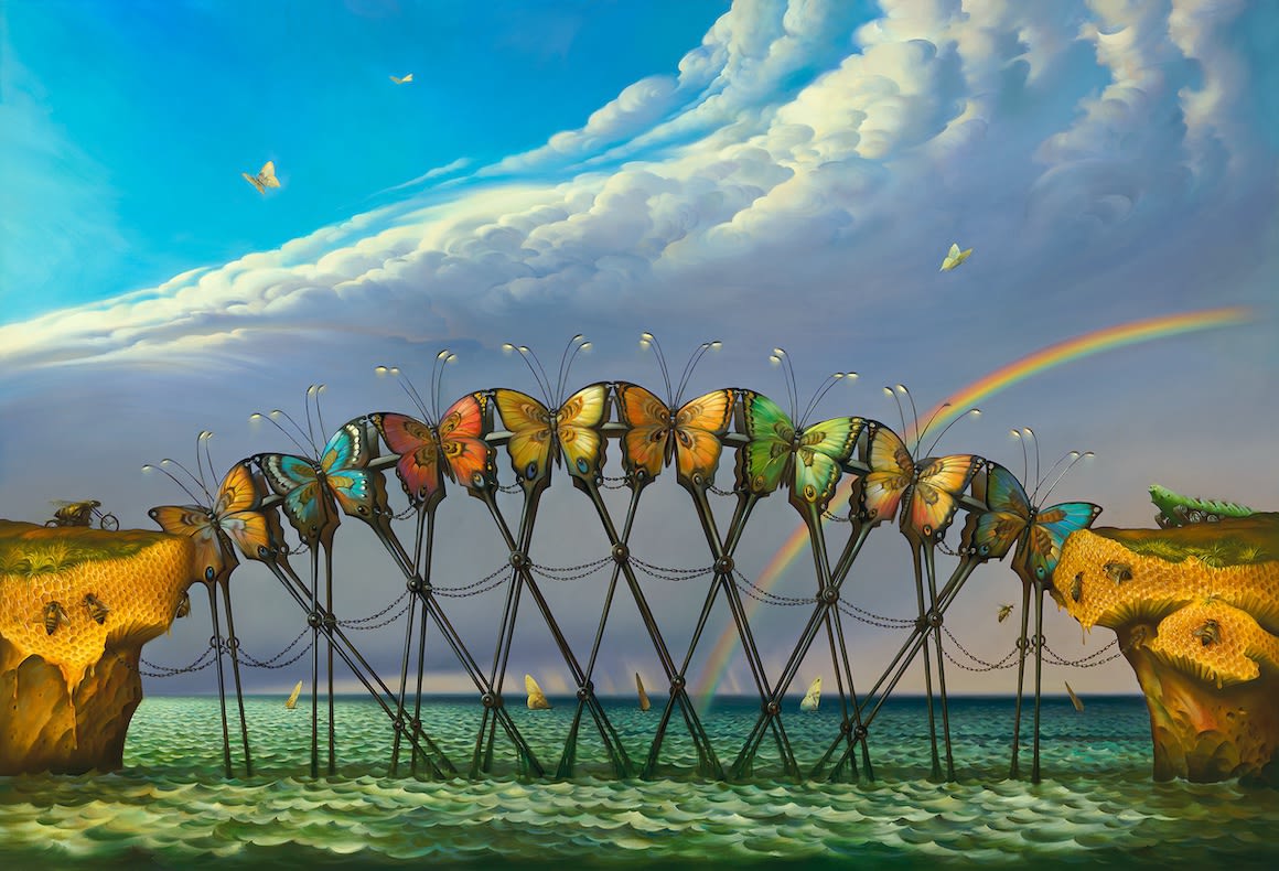 WINGED BRIDGE 32.5 x 48 INCHES
