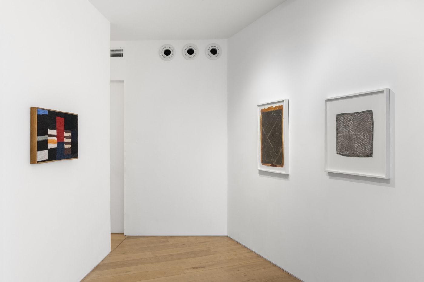 Installation view of Back Home, works by André Ricardo, London, June, 2022 LAMB Photo by Melissa Castro Duarte