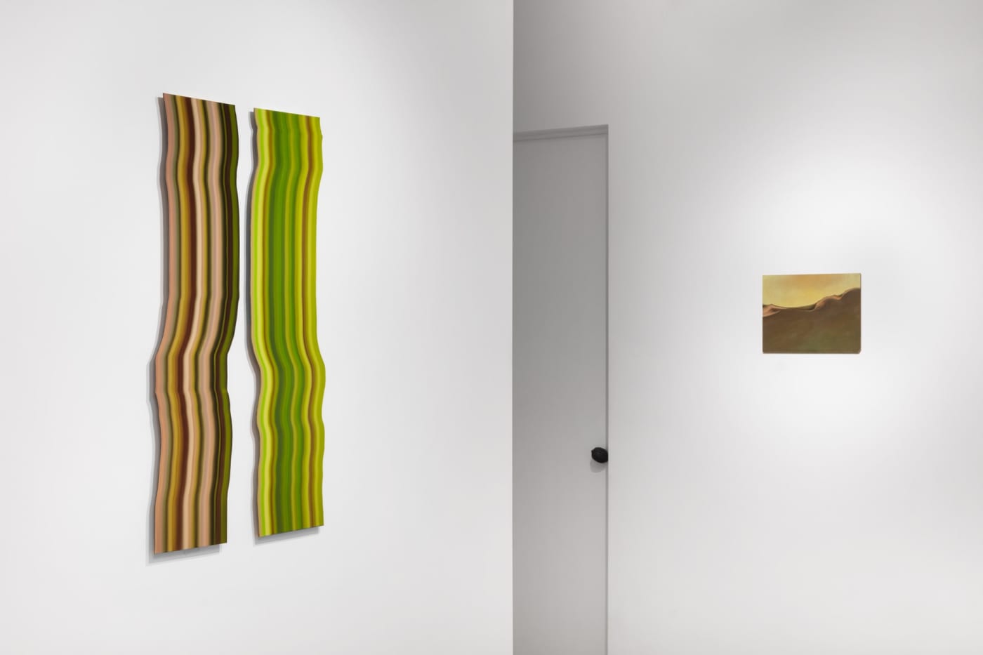 Installation view of Goegraphies of Memory, Lamb Gallery, December 2022 Image by Angus Mill