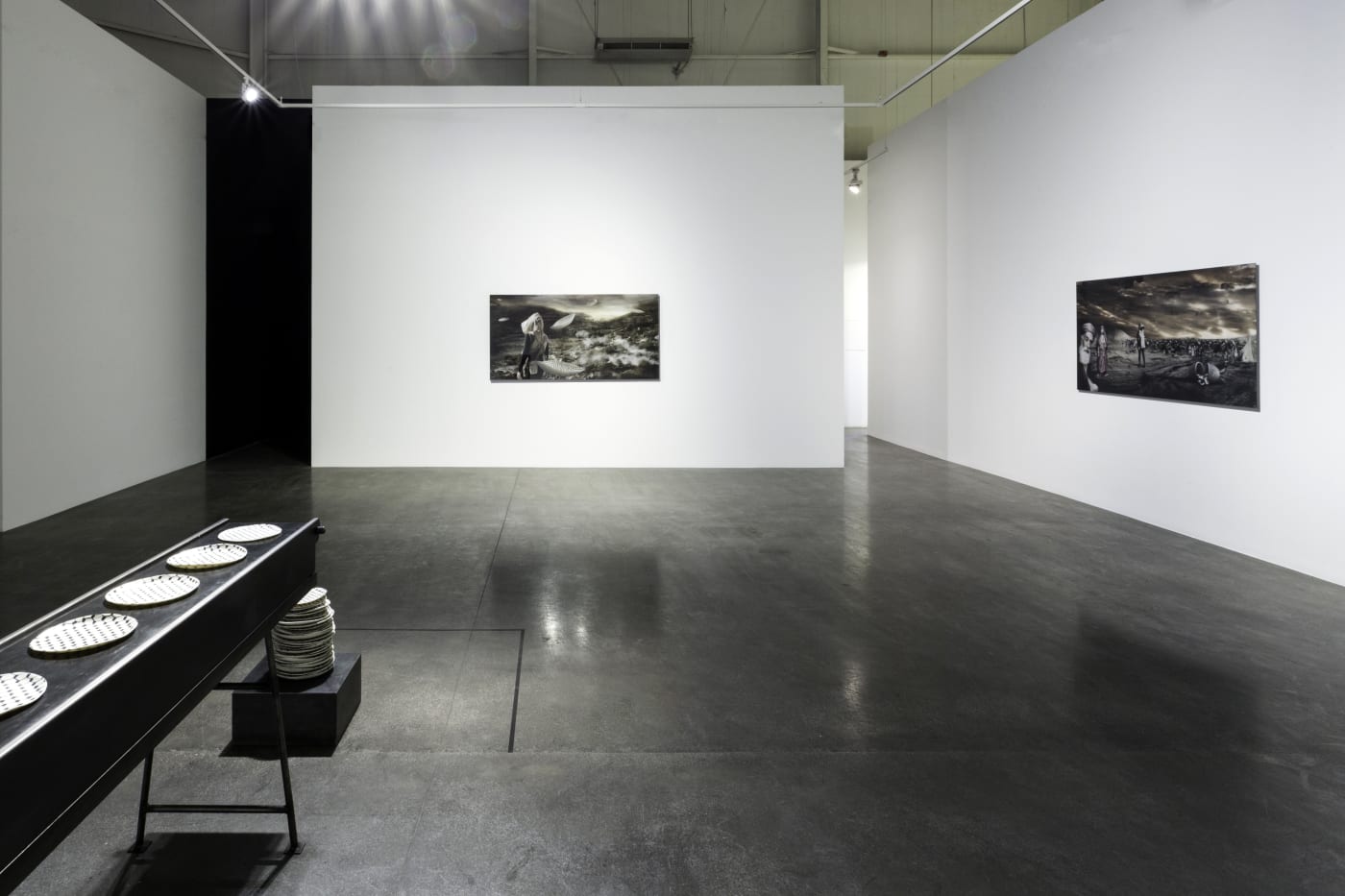Larissa Sansour . In the Future They Ate From the Finest Porcelain . Installation view