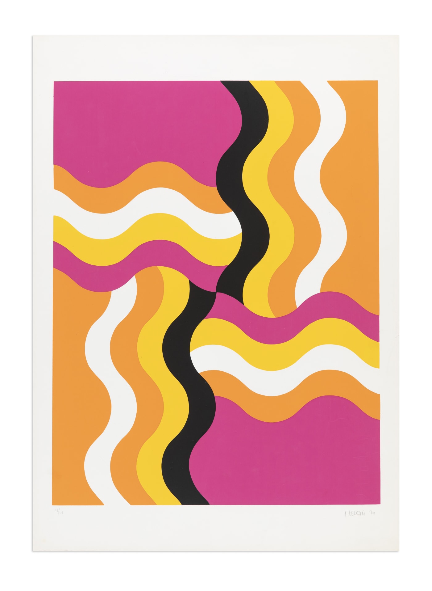 Mohamed Melehi, Untitled, 1970