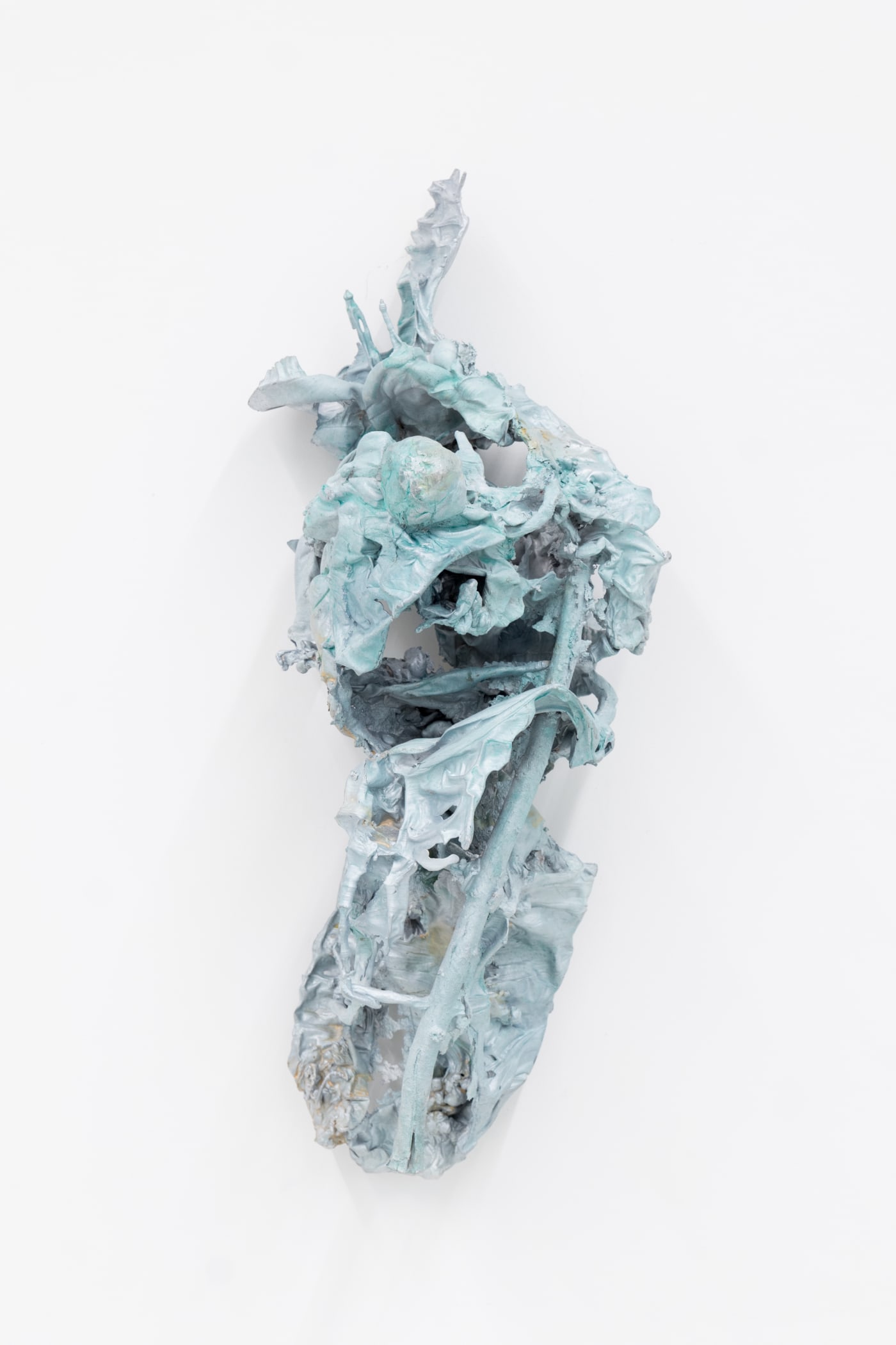 Silver K, 2016 Spray Paint on Aluminium 36 x 82 x 28 cm 14 1/8 x 32 1/4 x 11 1/8 in