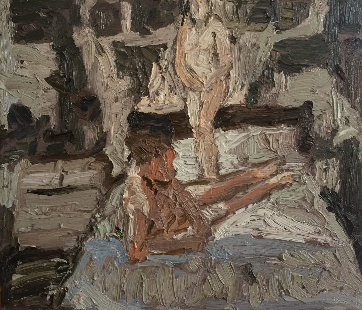 Mia Chaplin, Bedroom, 2020, 28 × 33cm / 11 1/8 × 13in, Oil on canvas
