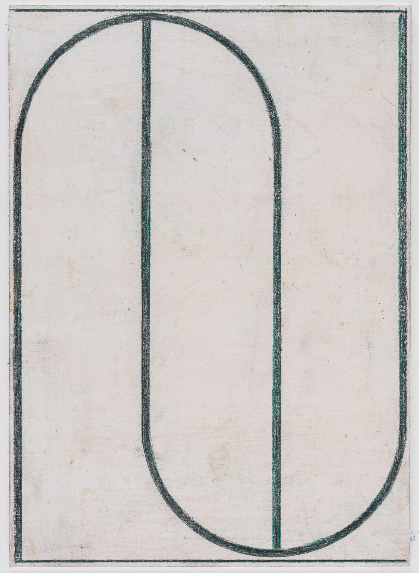 Pius Fox, Juliet et Jim, 2020, 28 × 20cm / 11 1/8 × 7 7/8in, Pencil and egg tempera on paper