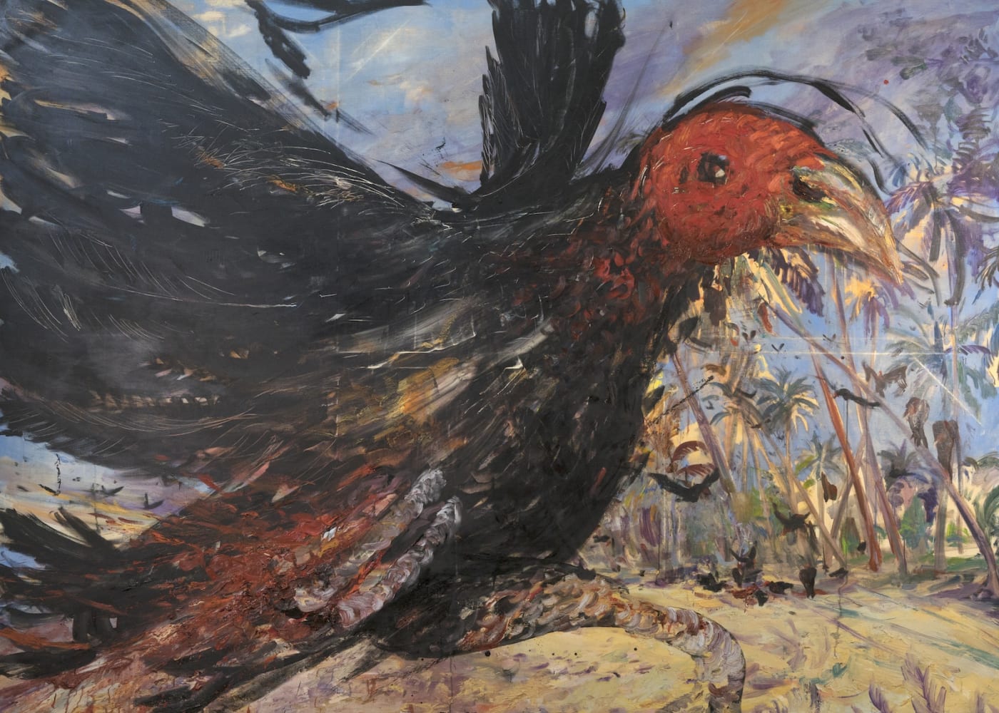 Miguel A. Machado Suárez, El Día Que Nací, 2020, 200 × 280cm / 78 3/4 × 110 1/4in, Oil on canvas