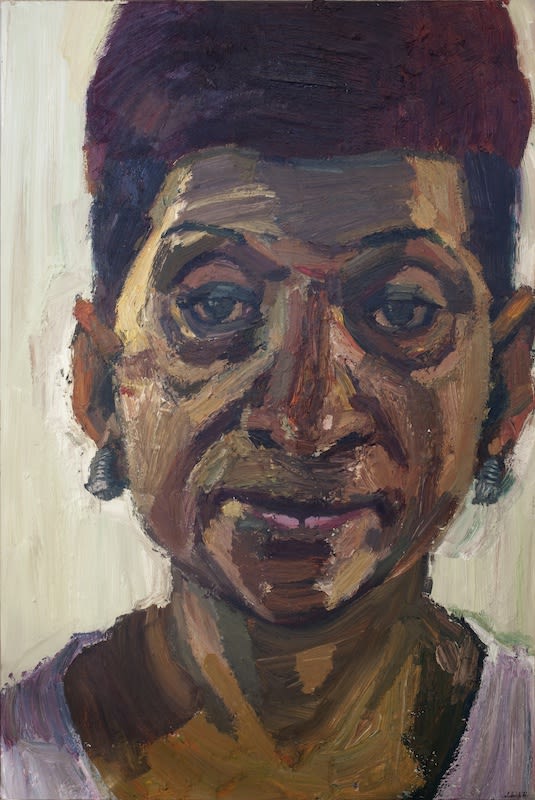 Sedrick Huckaby, Carry, Aunt Carry, Nosy, 2013, 182.9 × 121.9cm / 72 × 48in, Oil on canvas