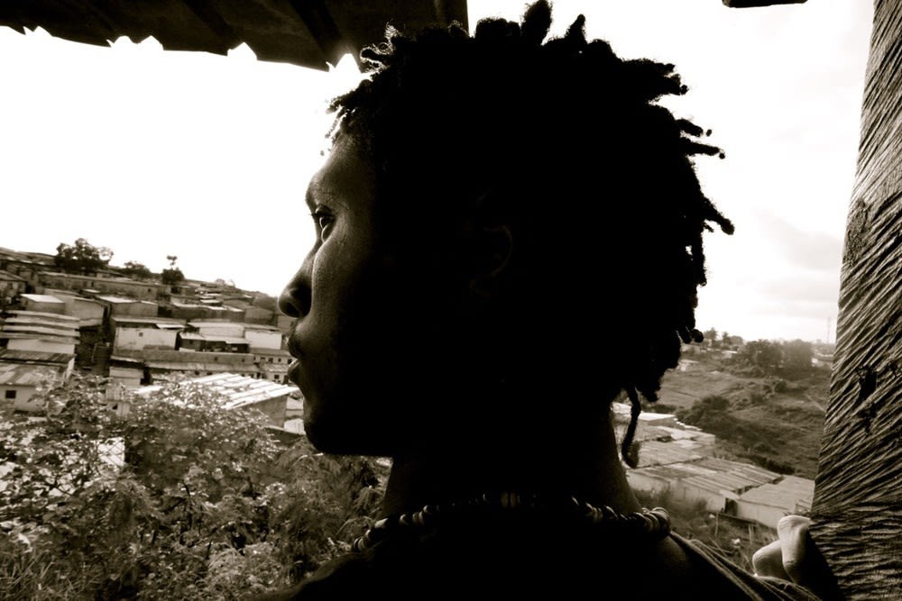 Joana Choumali, Untitled, Nappy series, 2011