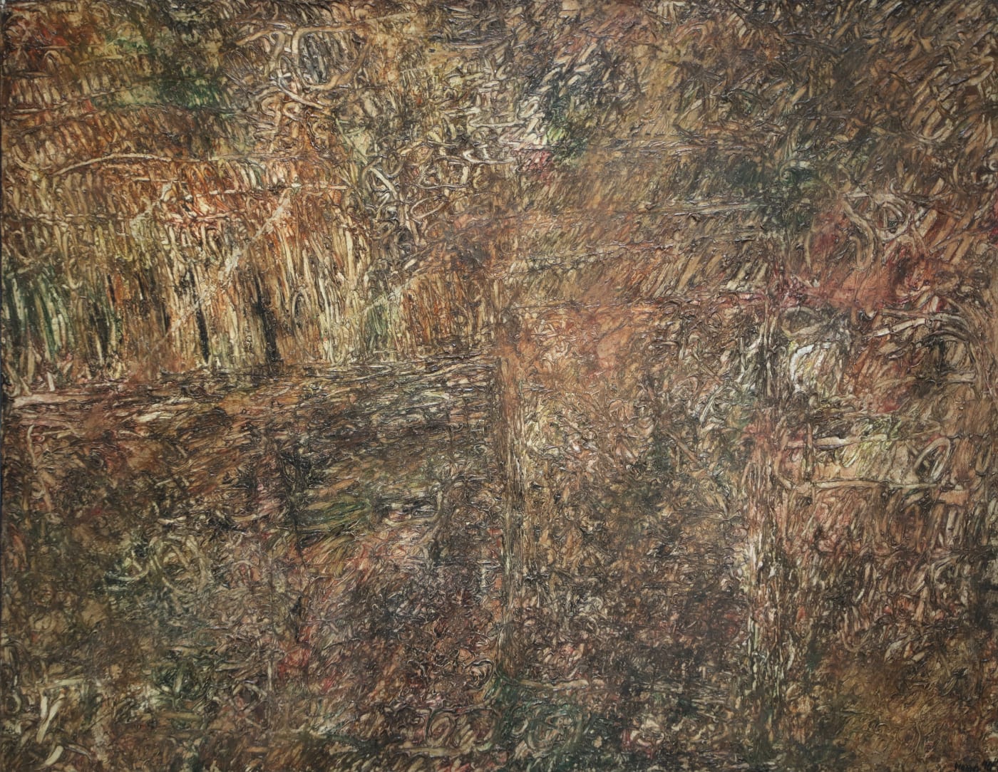 16. Sans Titre (Palimpseste), 1959, Cm 114X146, Tecnica Mista Su Tela