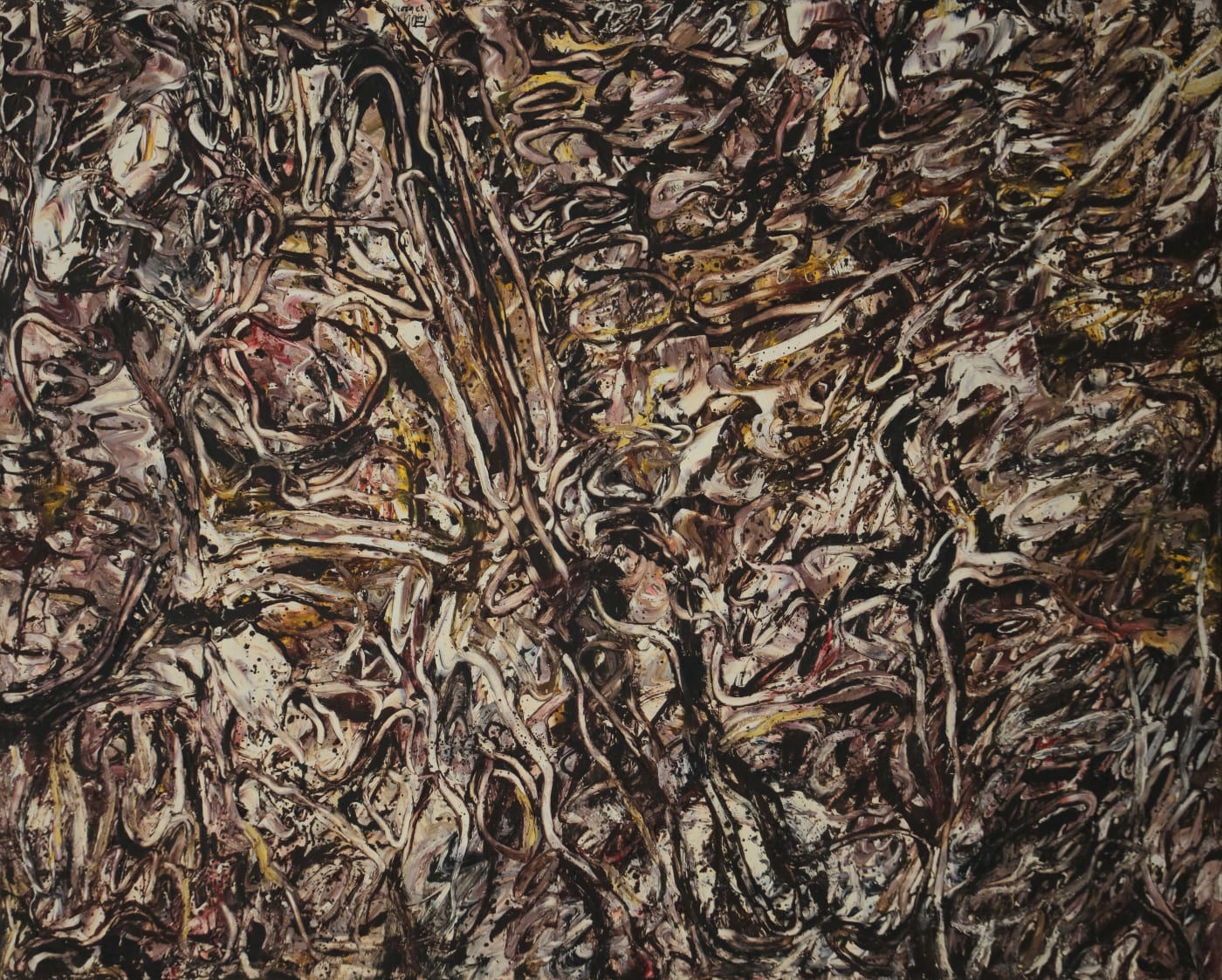 20. Palimpseste romantique, 1959, Cm 130X160, Tecnica Mista Su Tela