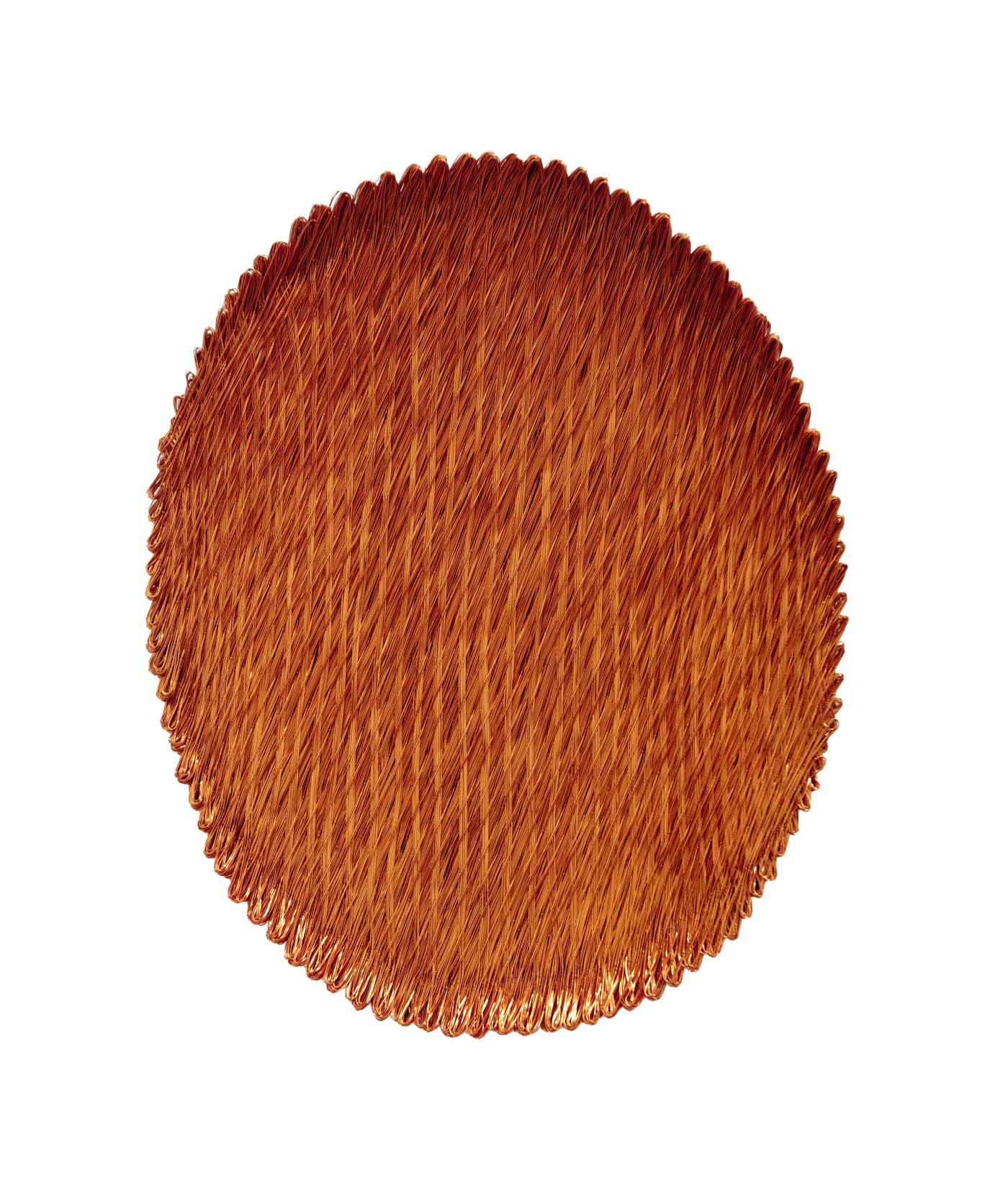 Antonella Zazzera Ri-Trattica ID 68-22, 2020-2022 cm 51 x 41 x 6 fili di rame