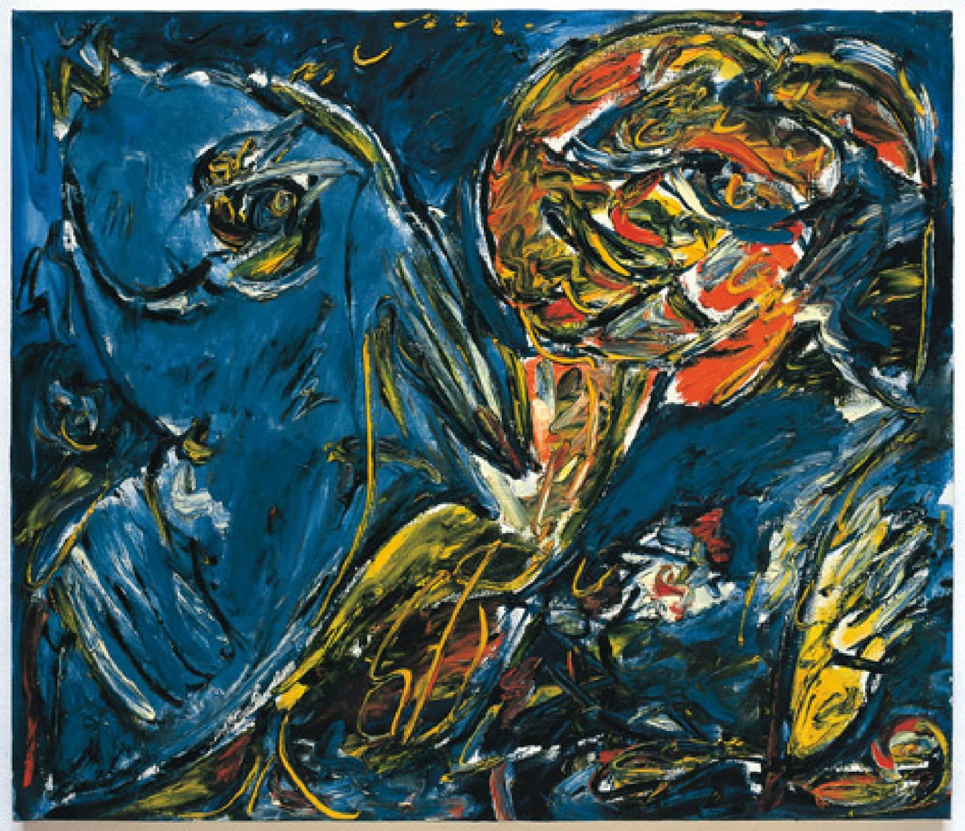 No Title, 1985, olio su tela, cm 60x70