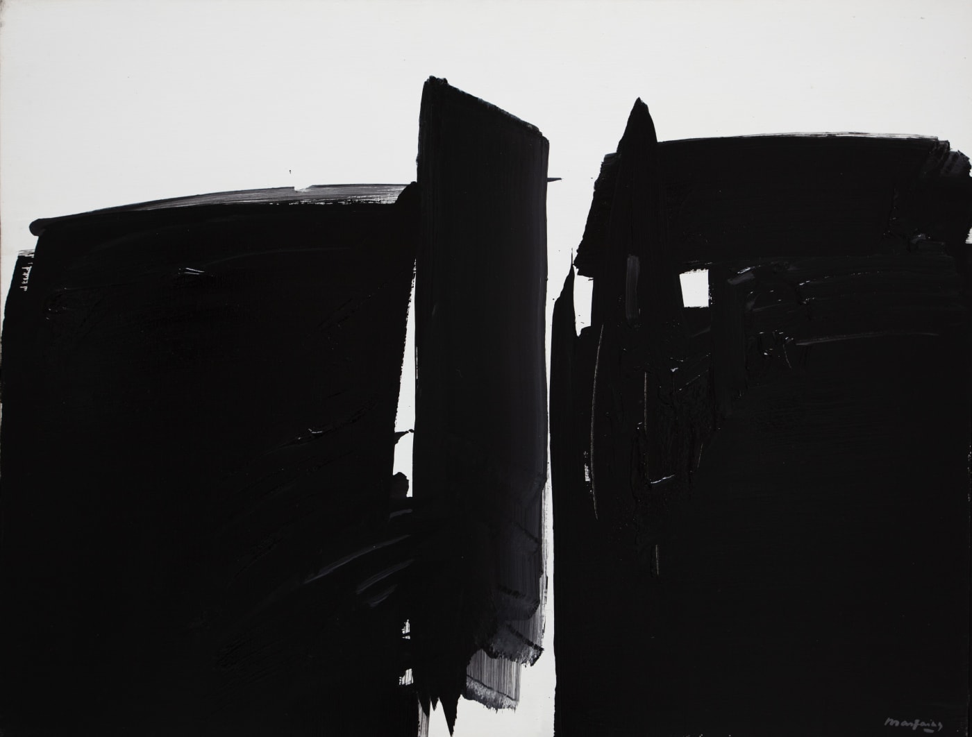 André Marfaing, Juillet 70-19, 1970, acrilico su tela, cm 89x116